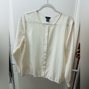 Ann Taylor Cream Blouse